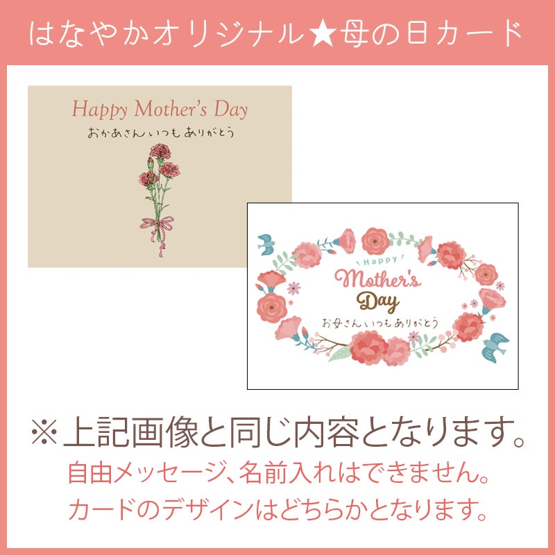 母の日カード※文字入れ不可